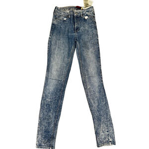 GUESS BLUE DENIM HIGH WAIST SKINNY JEANS